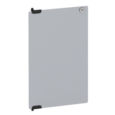 OfficeSource | Metal Open Hanging Storage | Reversible Door with Lock (for CPSOHPSI)