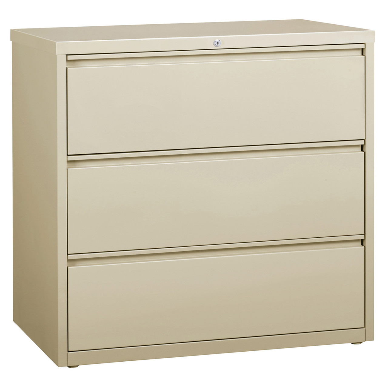 OfficeSource Steel Lateral File Collection 3 Drawer Lateral File Cabinet, 42" Wide