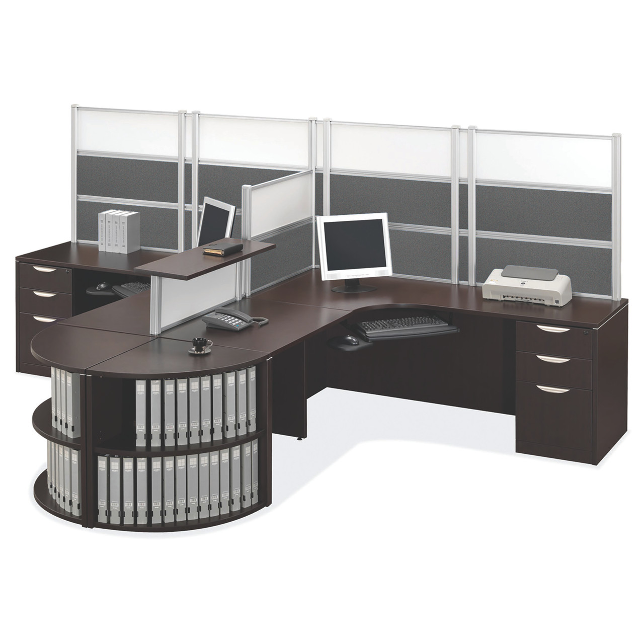 OfficeSource | Borders II Collection | 36" Post for Panels