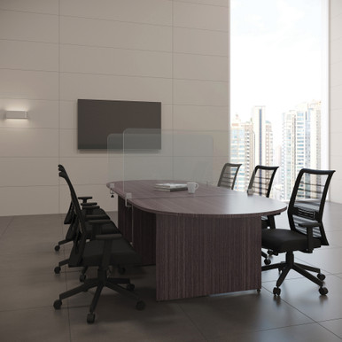 OfficeSource | Interchangeable | Mesh High Back Task Chair with Black Base - Black Mesh Back with Black Fabric Seat - Black – view 16