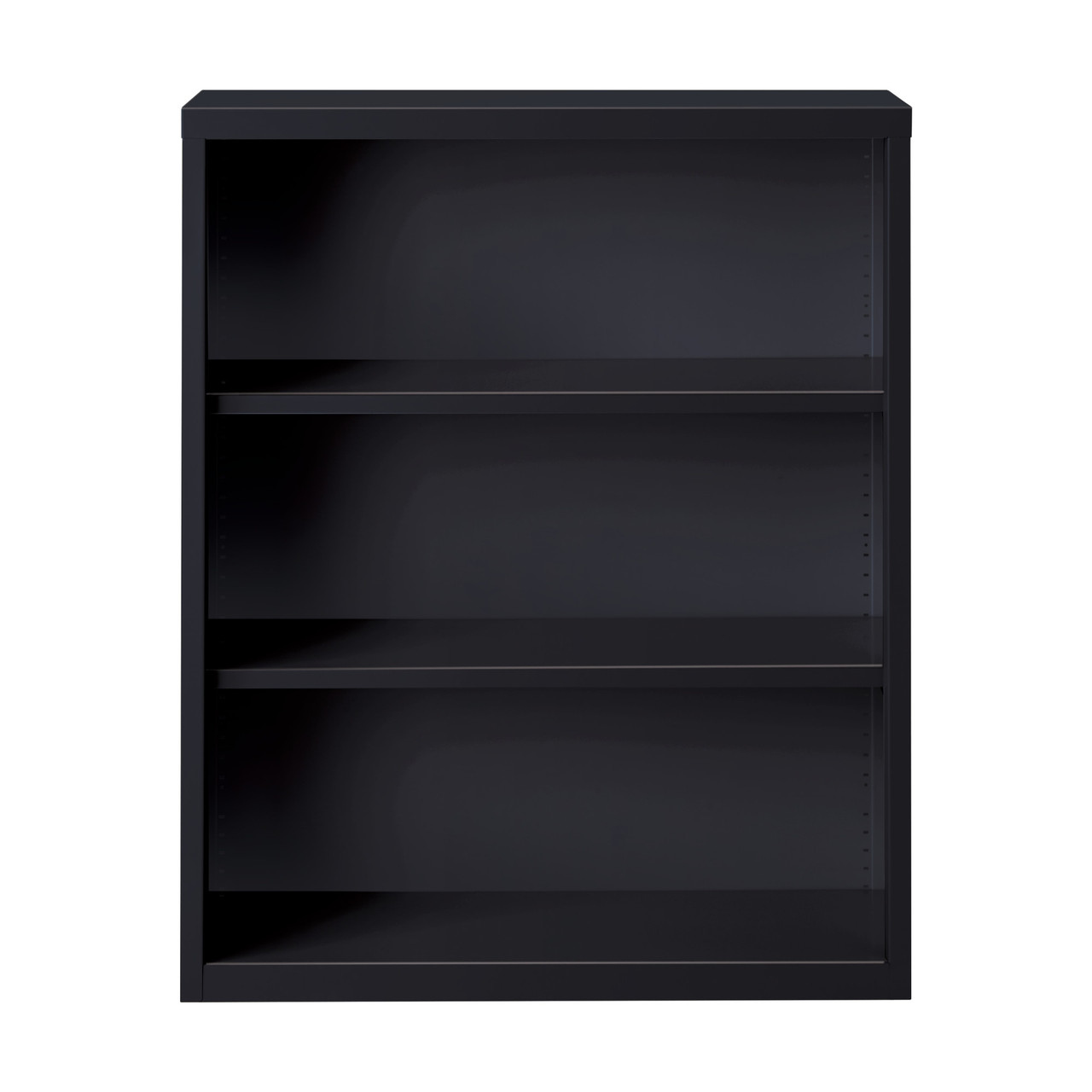 OfficeSource Steel Bookcase Collection 3 Shelf Metal Bookcase, 42" High