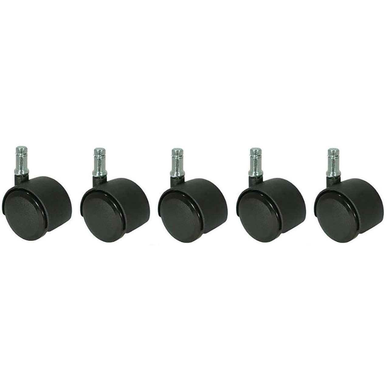 OfficeSource | CoolMesh Pro Collection | Soft Dual Wheel Casters - Set of 5