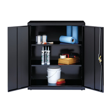 OfficeSource Steel Storage Cabinet Collection Storage Cabinet - 42''H - Putty – view 19