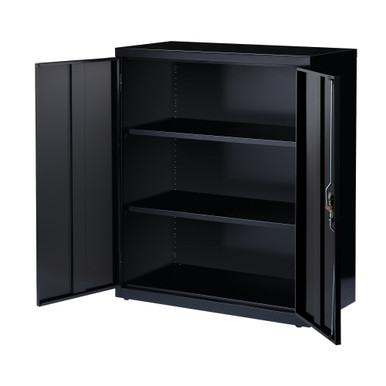 OfficeSource Steel Storage Cabinet Collection Storage Cabinet - 42''H - Putty – view 14