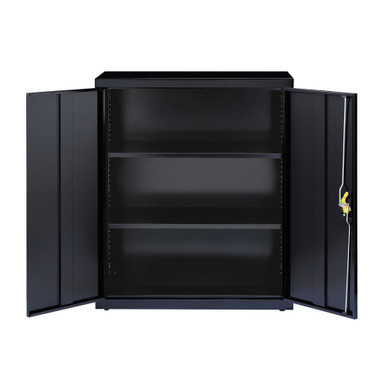 OfficeSource Steel Storage Cabinet Collection Storage Cabinet - 42''H - Putty – view 11
