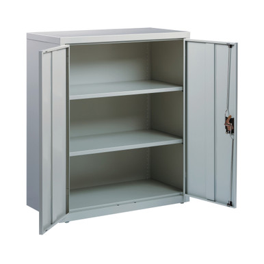 OfficeSource Steel Storage Cabinet Collection Storage Cabinet - 42''H - Putty – view 12
