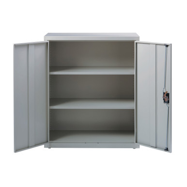 OfficeSource Steel Storage Cabinet Collection Storage Cabinet - 42''H - Putty – view 15