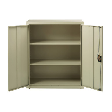 OfficeSource Steel Storage Cabinet Collection Storage Cabinet - 42''H - Putty – view 16