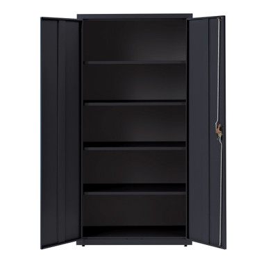 OfficeSource Steel Storage Cabinet Collection Storage Cabinet - 72''H - Putty – view 15