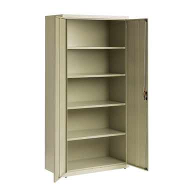 OfficeSource Steel Storage Cabinet Collection Storage Cabinet - 72''H - Putty – view 14