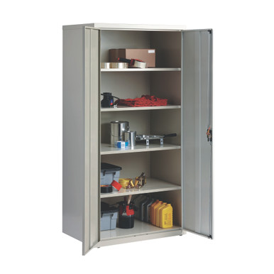 OfficeSource Steel Storage Cabinet Collection Oversized Storage Cabinet - Putty – view 19