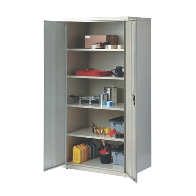 OfficeSource Steel Storage Cabinet Collection Oversized Storage Cabinet - Putty – view 22
