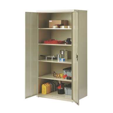 OfficeSource Steel Storage Cabinet Collection Oversized Storage Cabinet - Putty – view 23