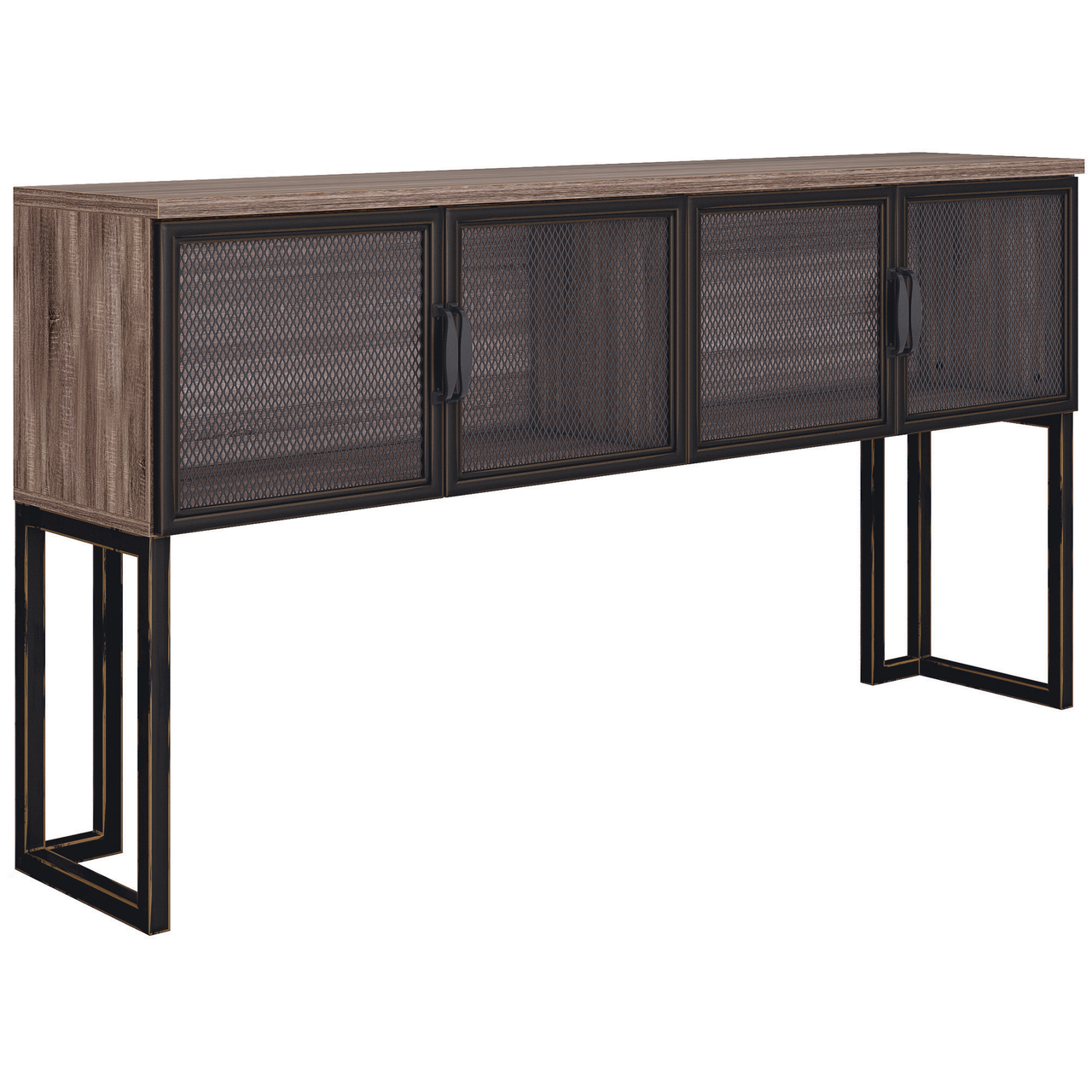 OfficeSource | Riveted | Hutch with Doors