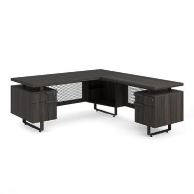 OfficeSource | Palisades Collection | L Shaped Desk - 72'' x 30''