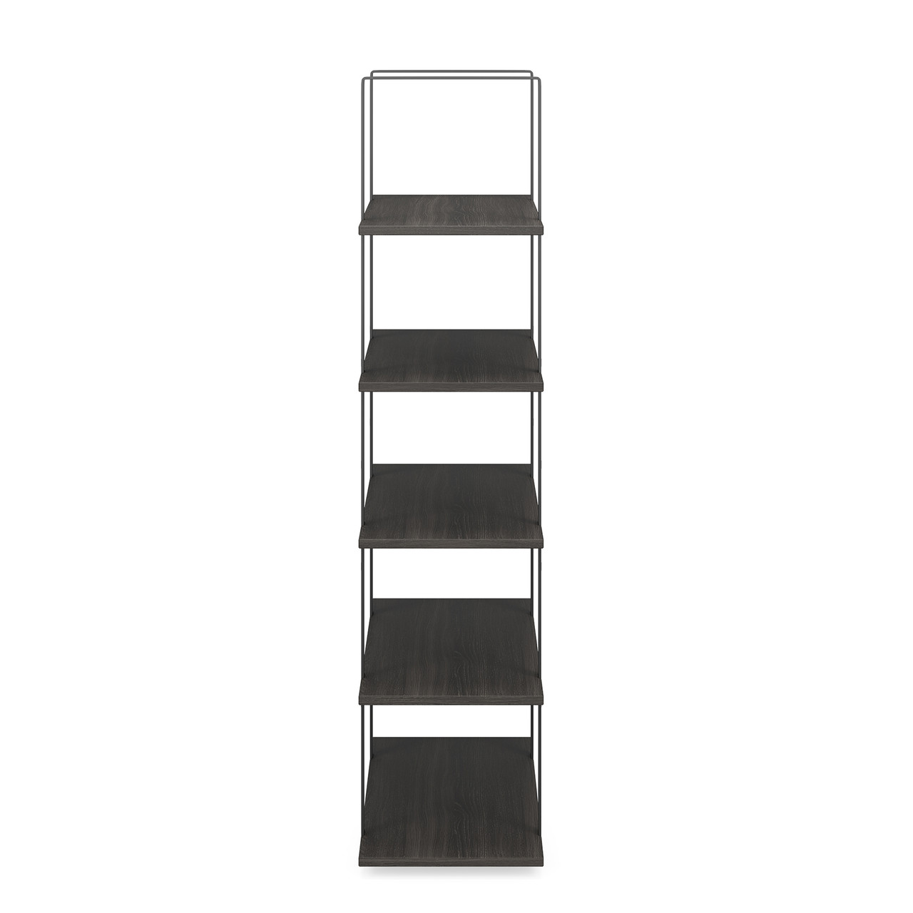 OfficeSource | Palisades | 67"H Open Bookcase Hutch