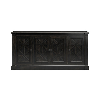 OfficeSource | Stockton | Four Door Console - Dark Chocolate – view 2