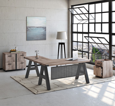 OfficeSource | Epitome | L Shape Executive Typical with 72'' Desk