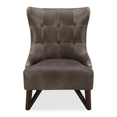 OfficeSource | Remington | Wingback Upholstered Lounge Chair - Charcoal – view 11