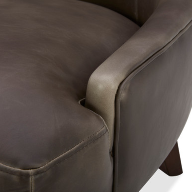 OfficeSource | Remington | Wingback Upholstered Lounge Chair - Charcoal – view 12