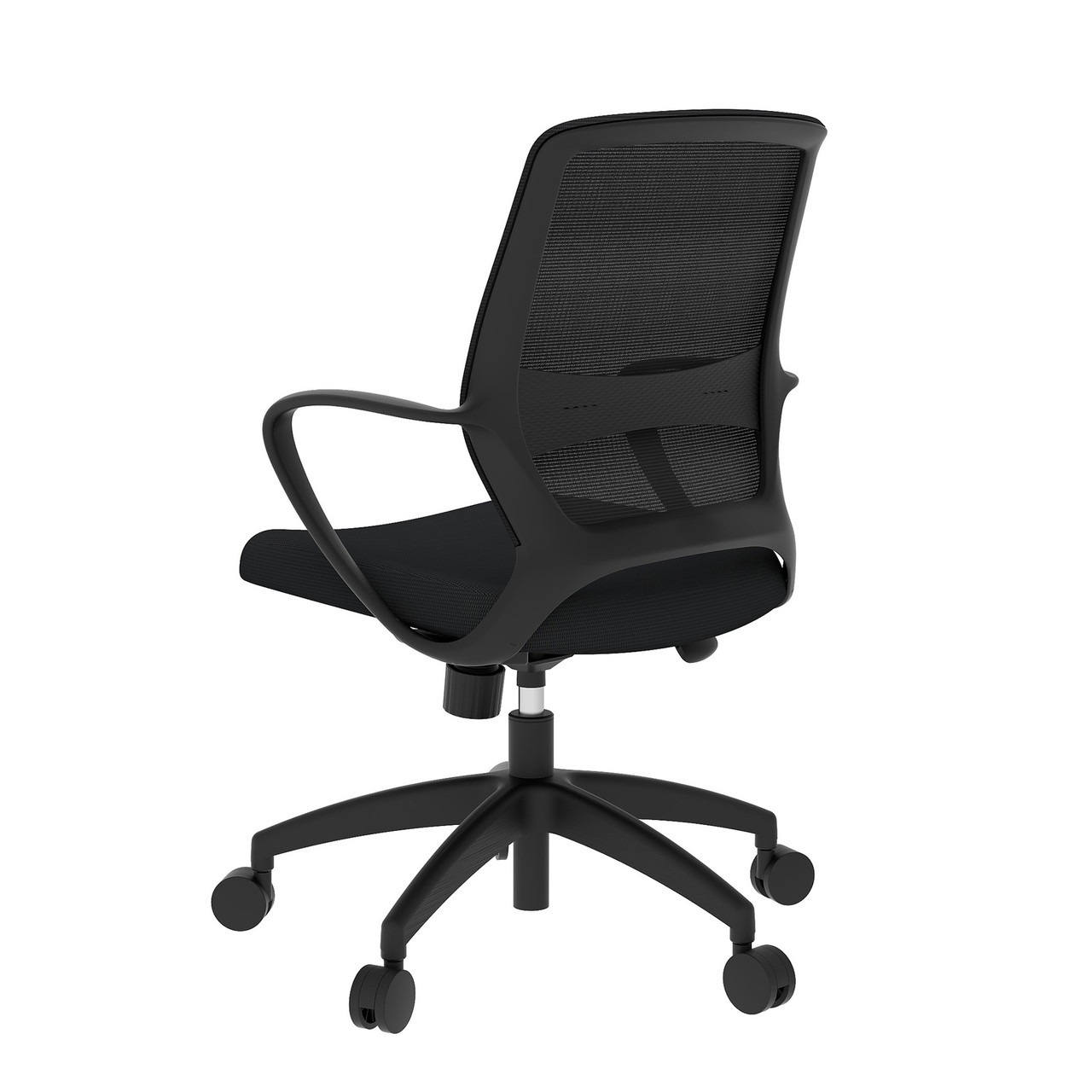 OfficeSource | Orion | Mesh Back Conference Chair with Black Frame