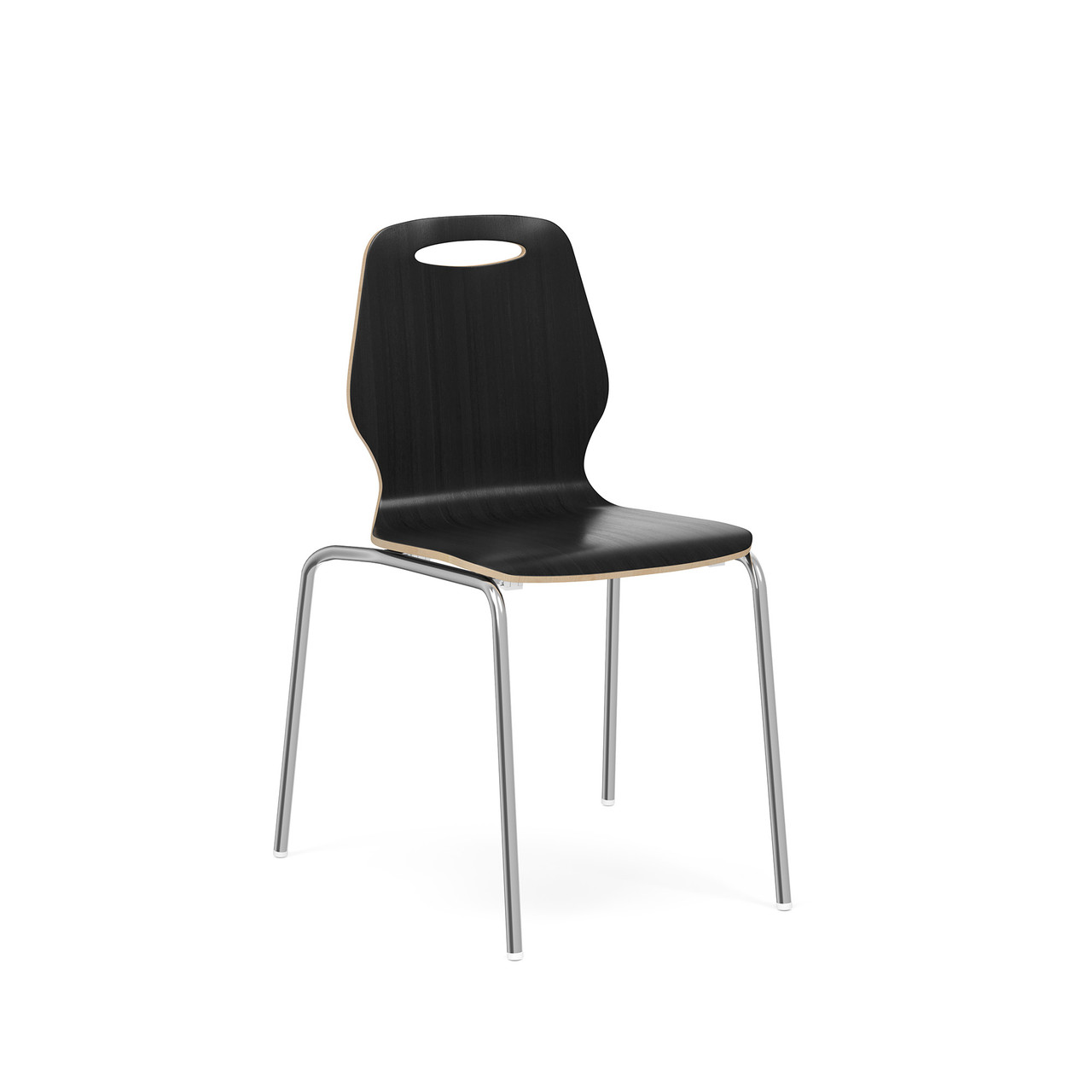 OfficeSource | Shay | Hourglass Bentwood Standard Height Café Chair - Set of 2