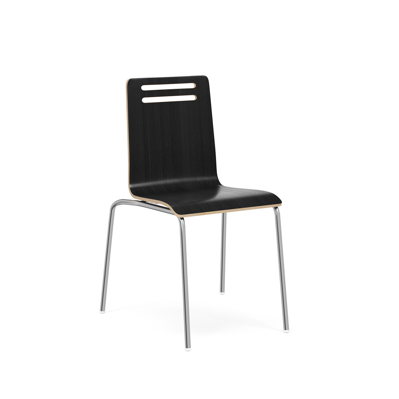 OfficeSource | Rowan | Square Bentwood Standard Height Café Chair - Set of 2