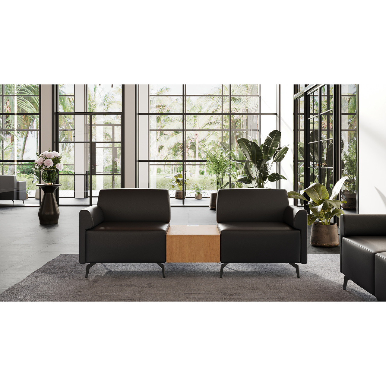 OfficeSource | Saxon | Modular Reception Seating  Base and Back