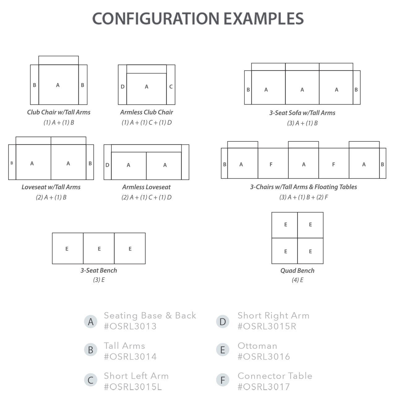OfficeSource | Saxon | Modular Reception Seating  Base and Back