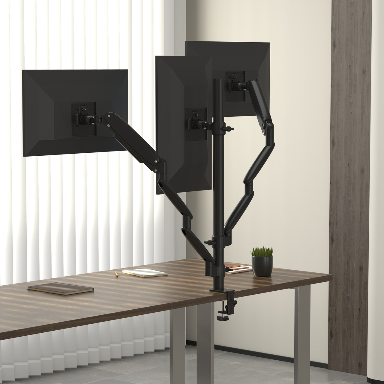 Triple Arm Monitor Arms