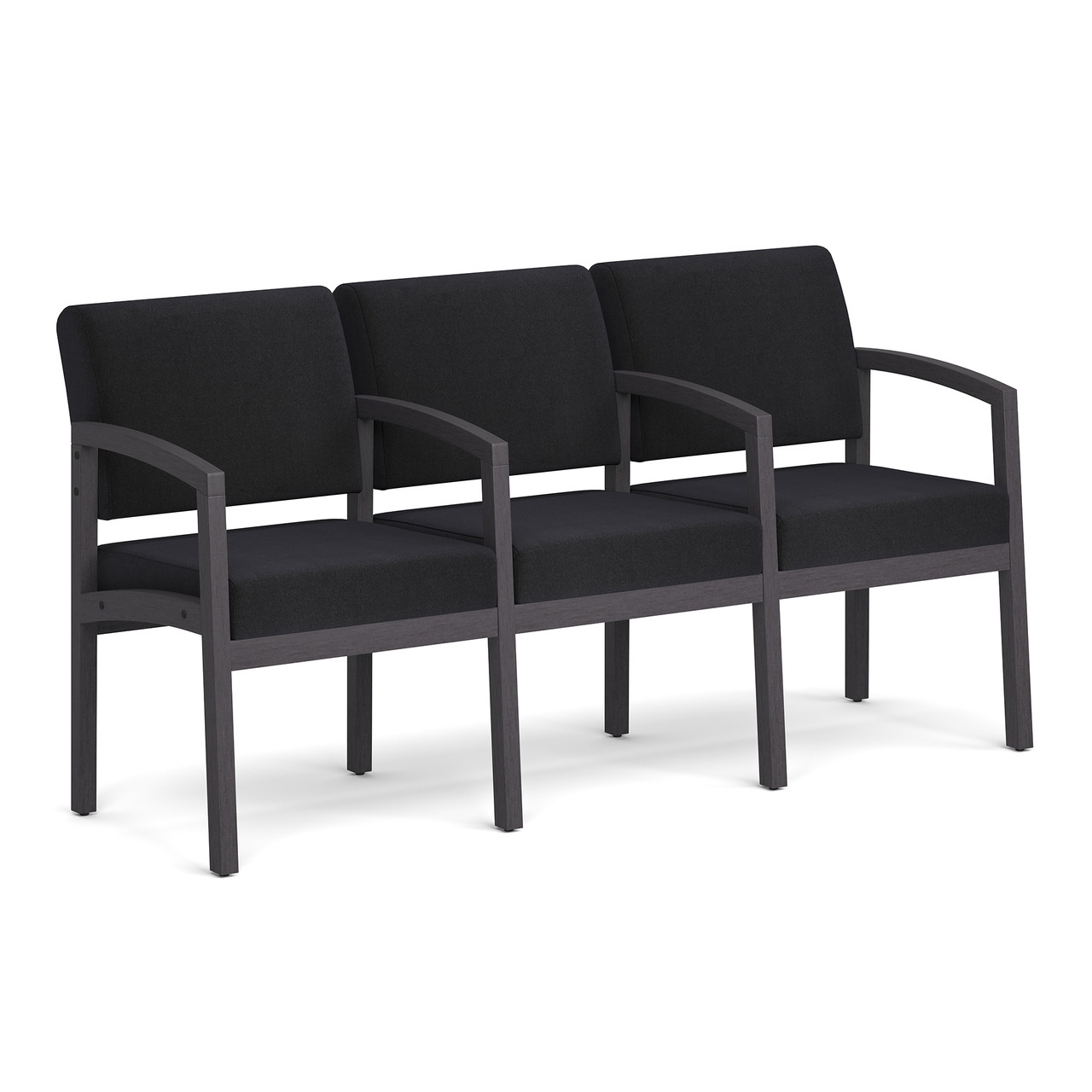OfficeSource Baker 3-Seater with Full Arm