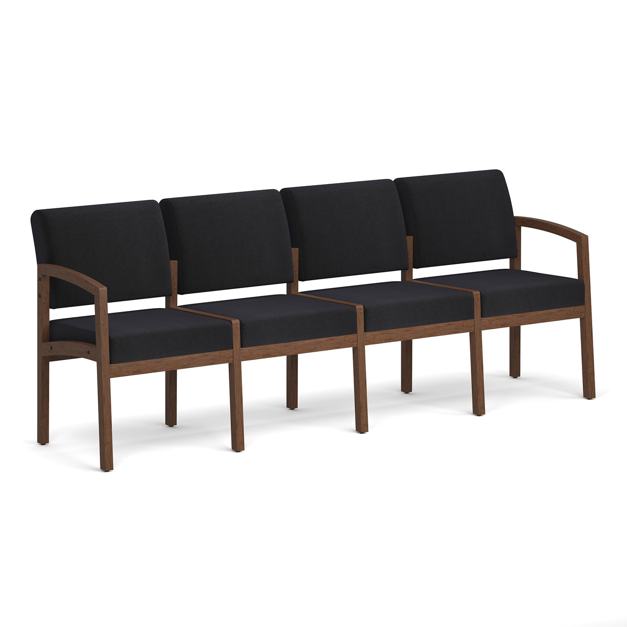 OfficeSource Baker 4-Seater with Half Arm