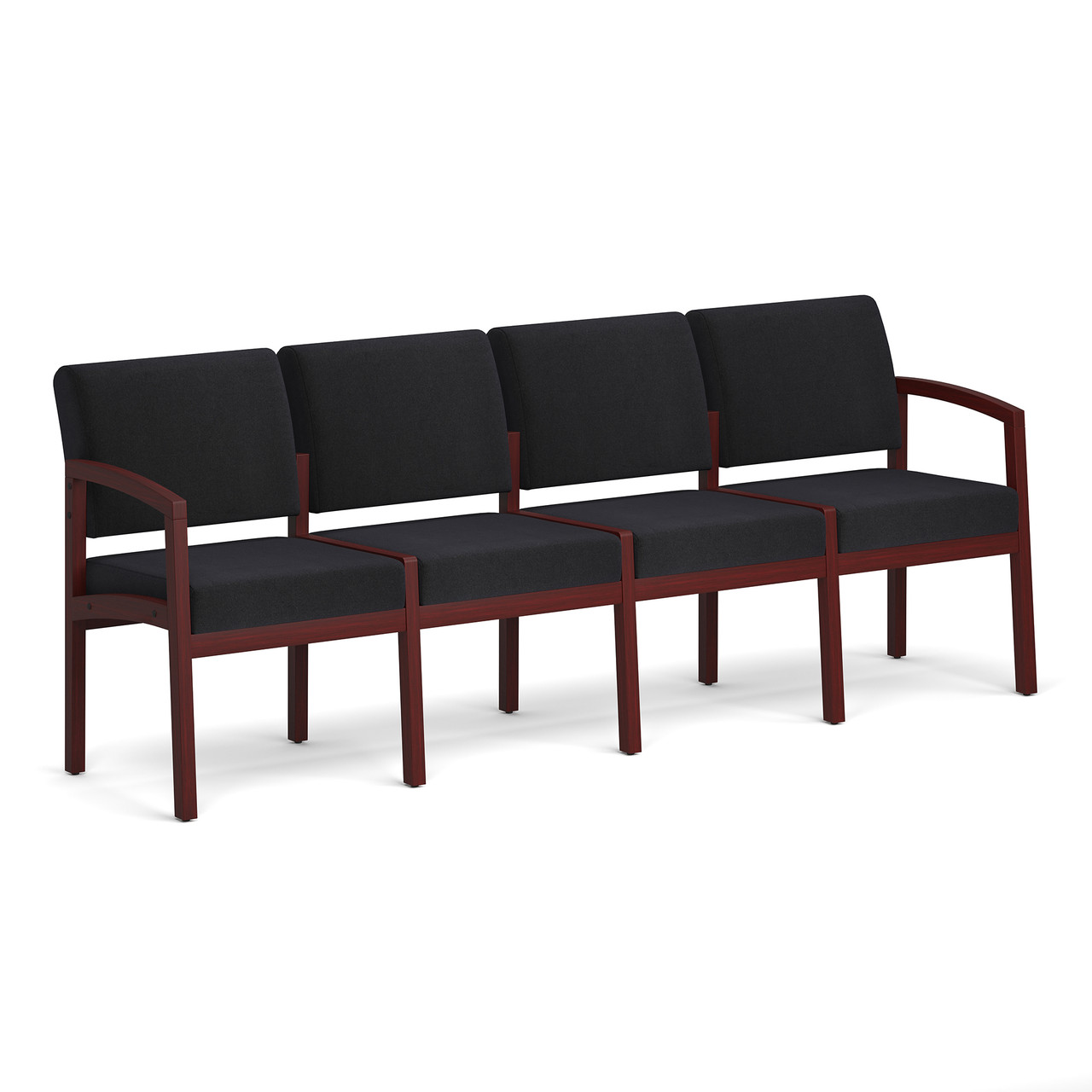 OfficeSource Baker 4-Seater with Half Arm