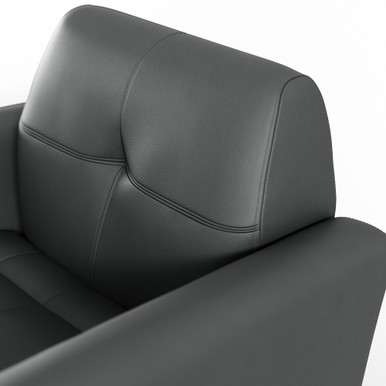 Parker Club Chair - Black - Chrome – view 11