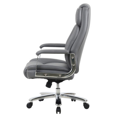 Henley Big & Tall Conference Chair - Pewter – view 15