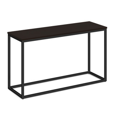 Lenox 16''x48'' Console Table with Black Metal Base - Java - Black – view 12