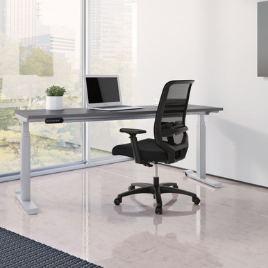 OfficeSource | StandUp Desk | Height Adjustable Typical - OS225 - White