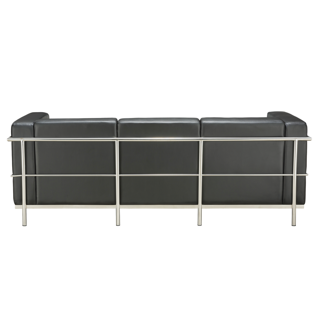 OfficeSource | Madison | Sofa with Chrome Frame