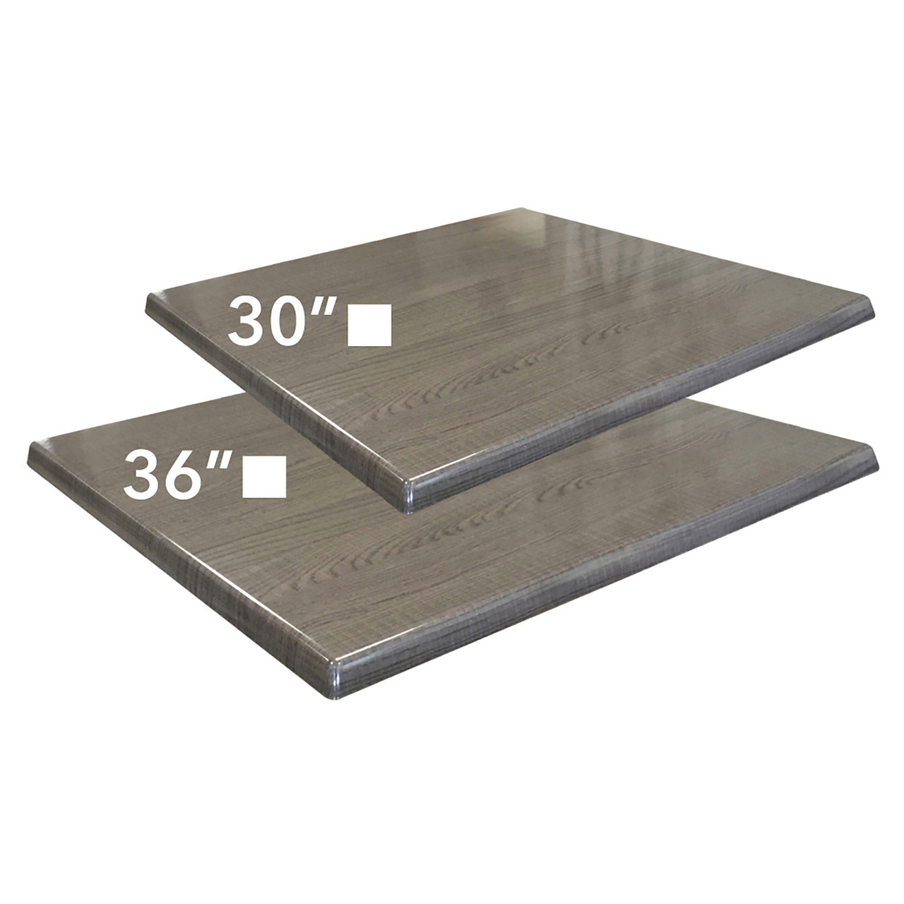 OfficeSource Robust Collection 36" Square Indoor or Outdoor Table Top
