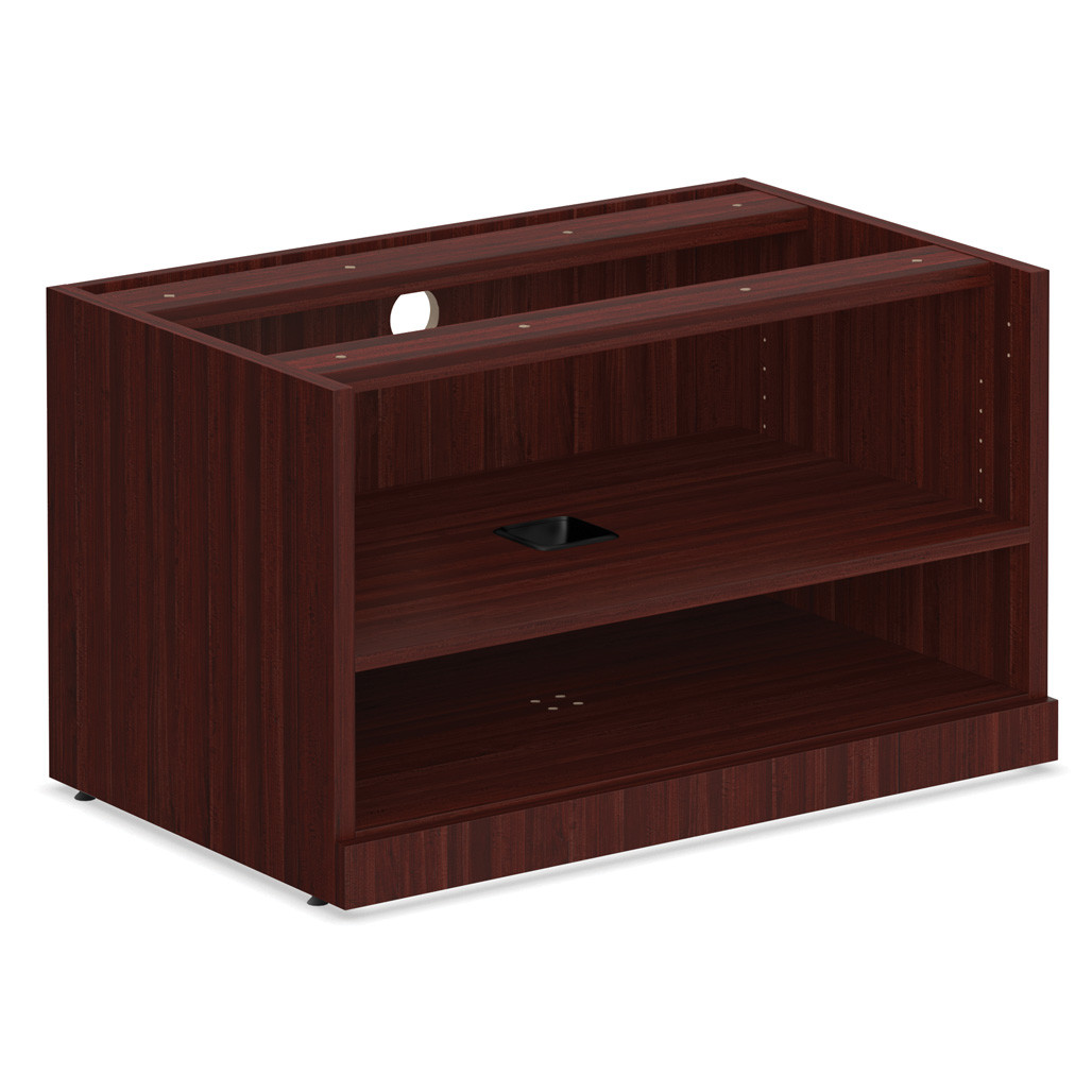 OfficeSource | StandUp Standing Desk | Open Shelf Cabinet (Top Not Included)