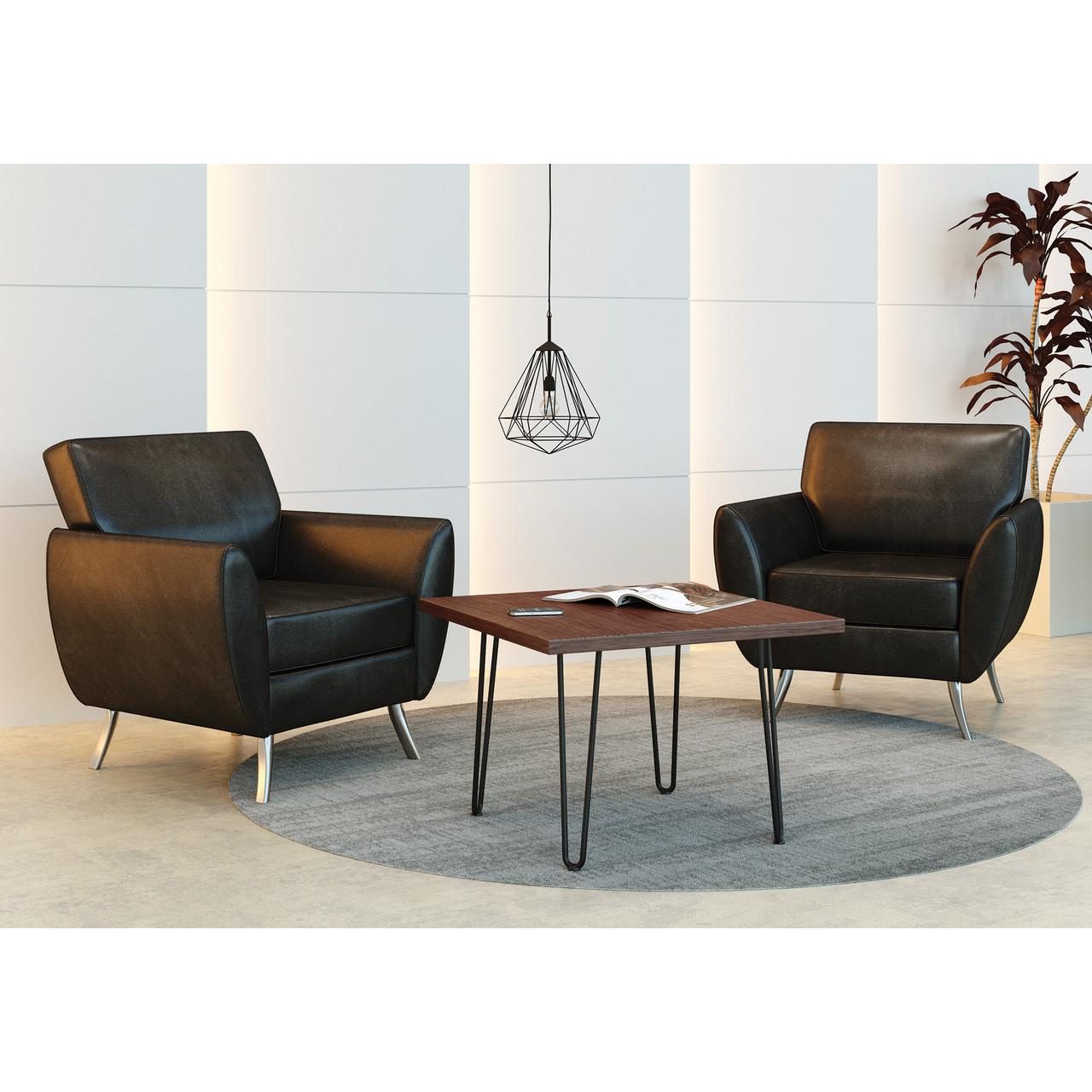 OfficeSource Conference/Multi-Purpose Tables 18" High Hairpin Leg