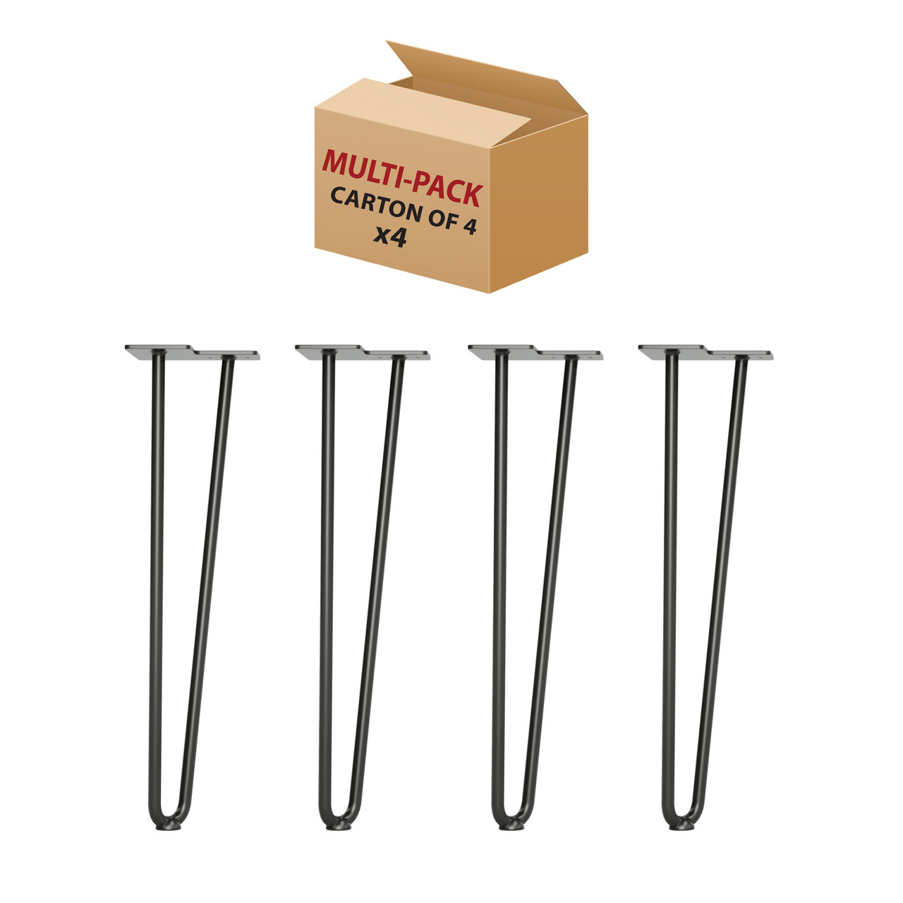 OfficeSource Conference/Multi-Purpose Tables 18" High Hairpin Leg