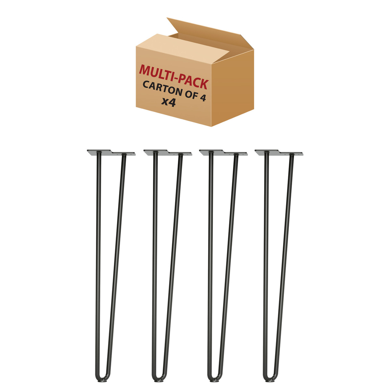 OfficeSource Conference/Multi-Purpose Tables 28" High Hairpin Leg