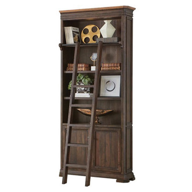 OfficeSource | Westwood | Right Tall Bookcase - Dark Roast