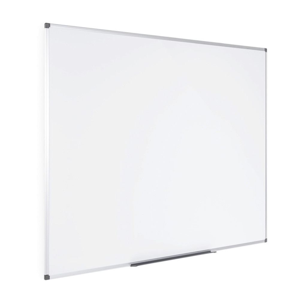 OfficeSource ViZual Collection Magnetic Steel Board with Aluminum Frame - 36" x 48"