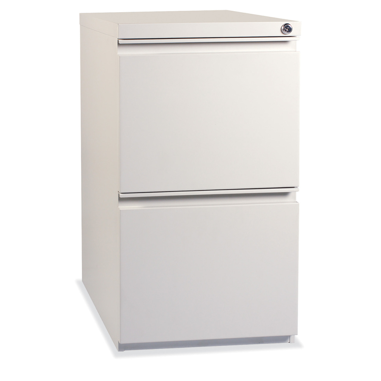 OfficeSource Metal Pedestals 2 Drawer Metal Dual File Pedestal - 22"D