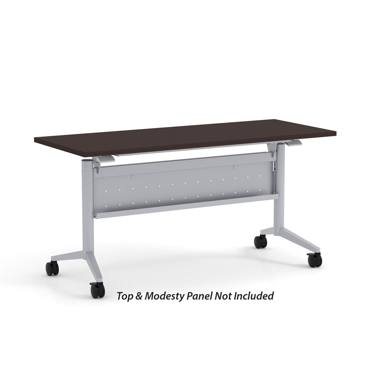 OfficeSource | Training Tables | T-Flip Top Table Leg - 46"W x 23"D