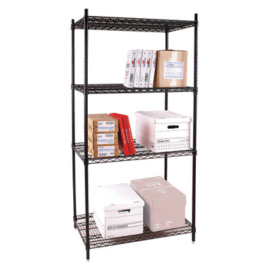 OfficeSource | Heavy Duty Racks | Wire Shelving Unit - 36''W
