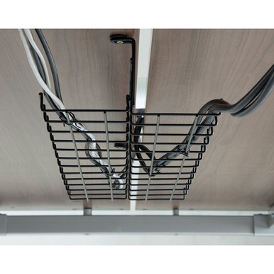 OfficeSource | Variant | 18'' Double Wire Mesh Tray - Black