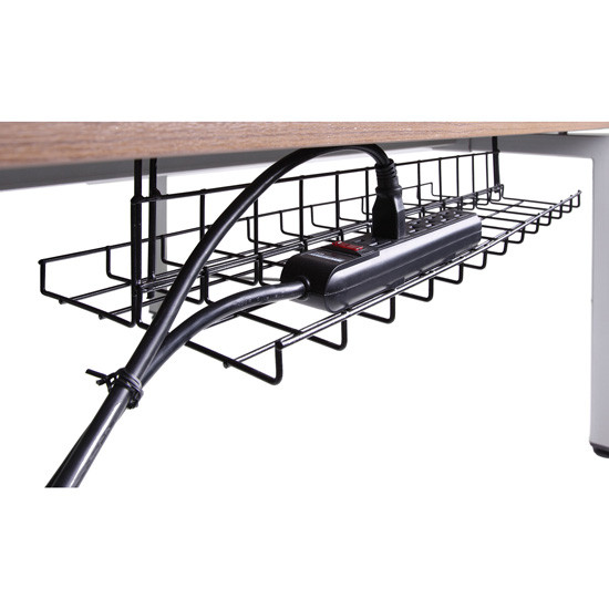 OfficeSource Borders II Collection 24" Double Wire Mesh Tray